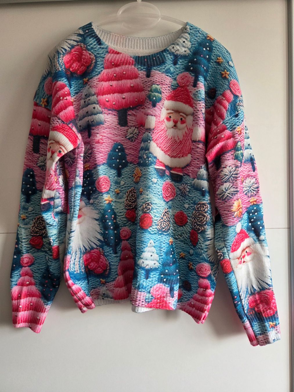 Maglioni & Felpe: Pull de Noël kitsch avec Père Noël, taille S/M – Nuovo (secondo la descrizione) da Chavannes-Renens venduto da mau_8rwz