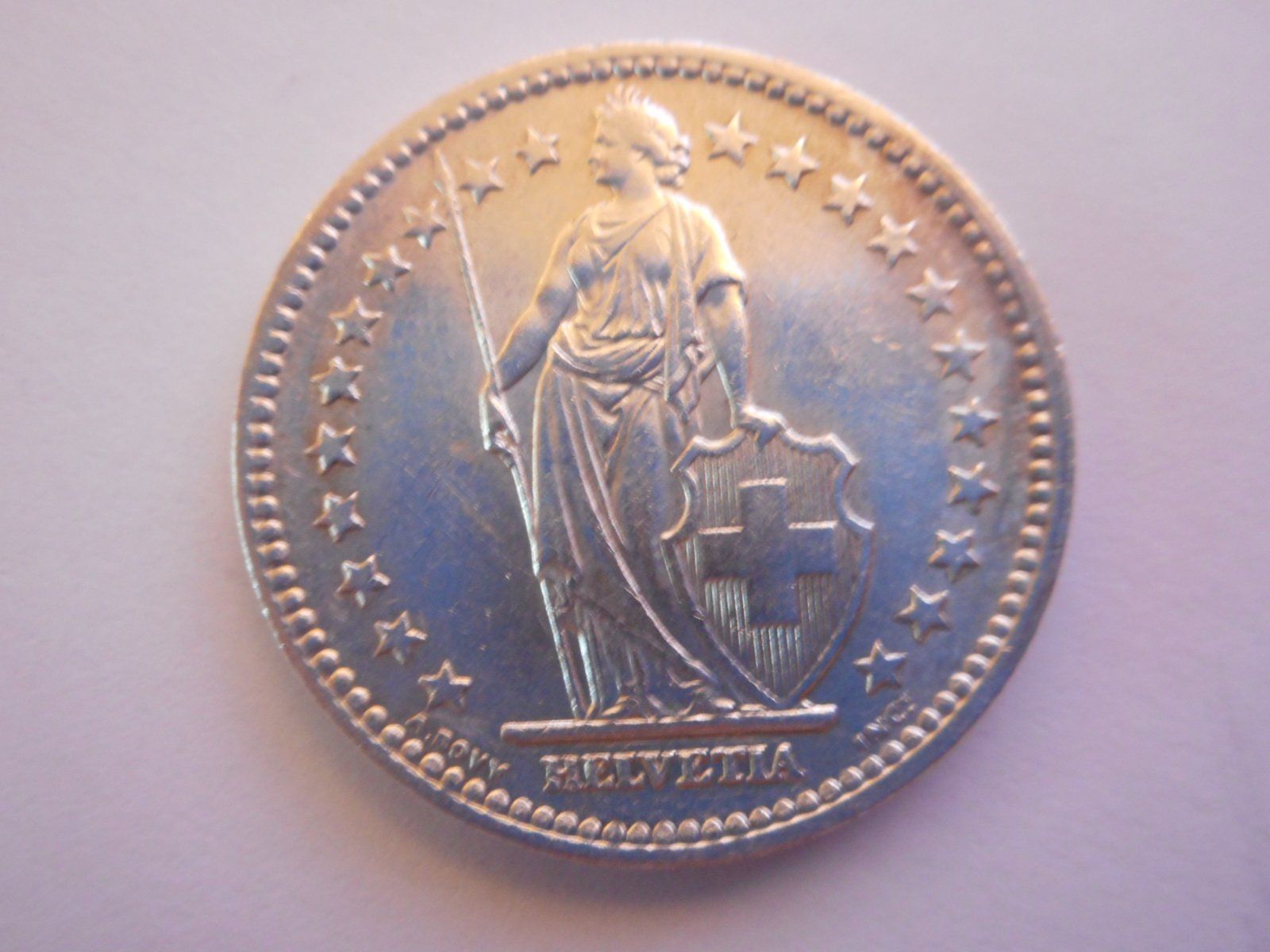 Alle Münzen: 2 Fr. 1945 silber  mit Patina – Neu (gemäss Beschreibung) aus Kriegstetten von pizlad2010 2