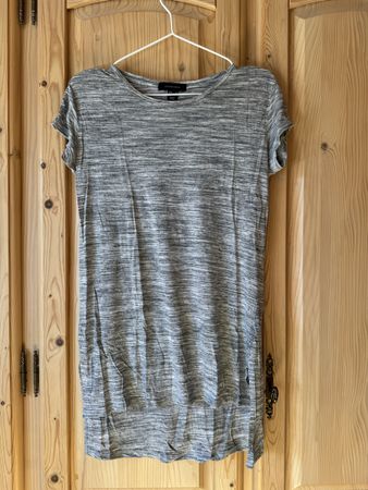 Shirt Kleid Grau Gr. 36