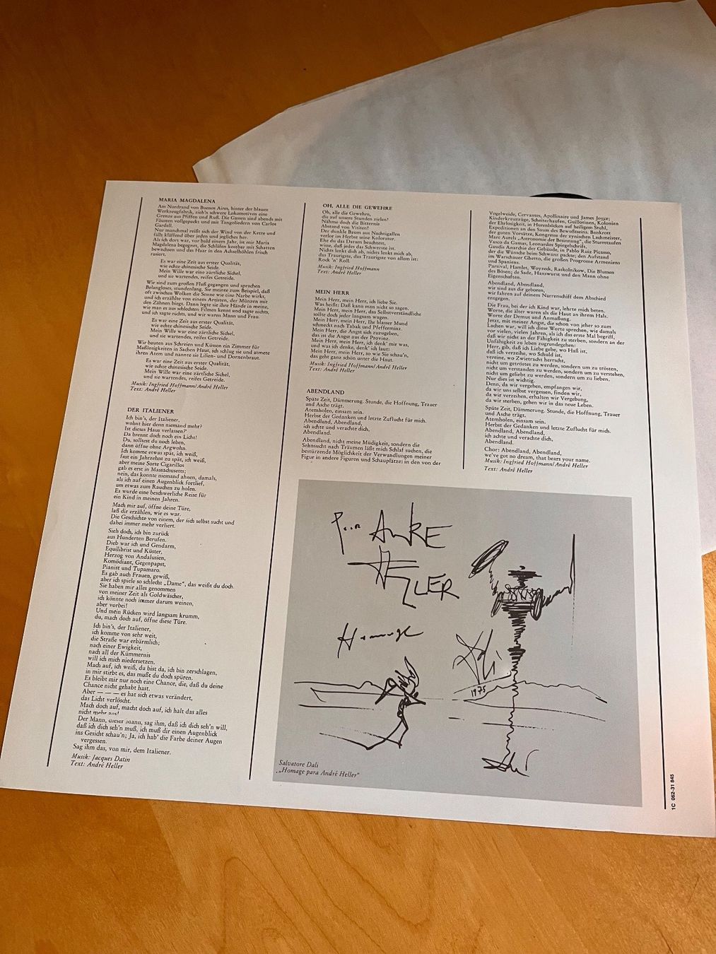 Schallplatten: André Heller : Abendland, Schallplatte – Gebraucht aus Rüdlingen von Timber_11 3