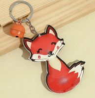 SCHLÜSSELANHÄNGER FUCHS, KUNSTLEDER NEU