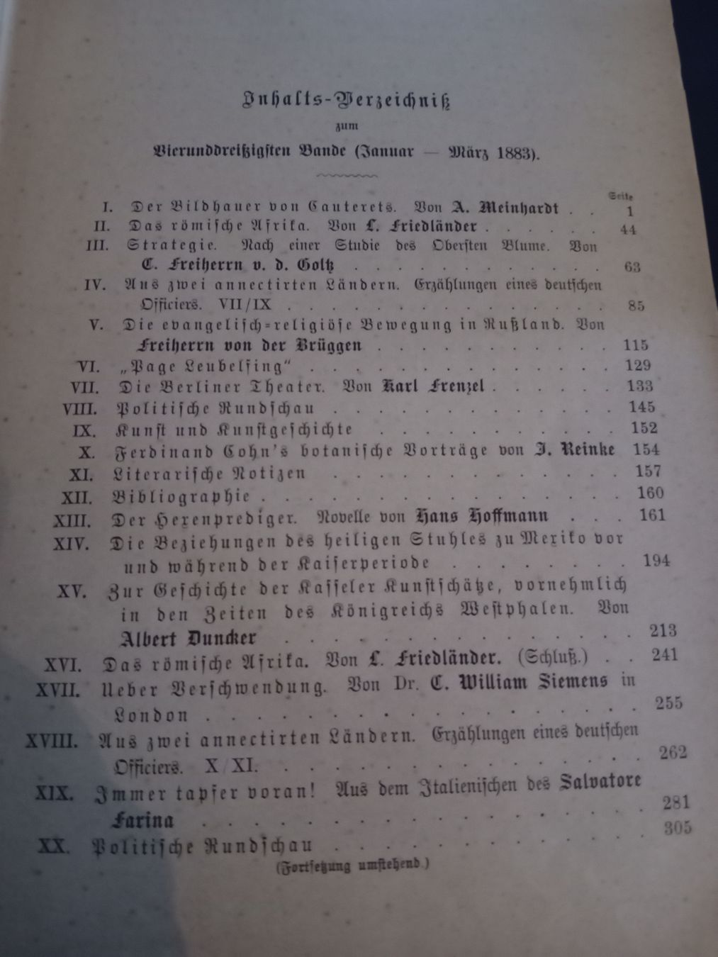 Libri: Deutsche Rundschau 1883 – Usato da Biasca venduto da Old_6blh 4