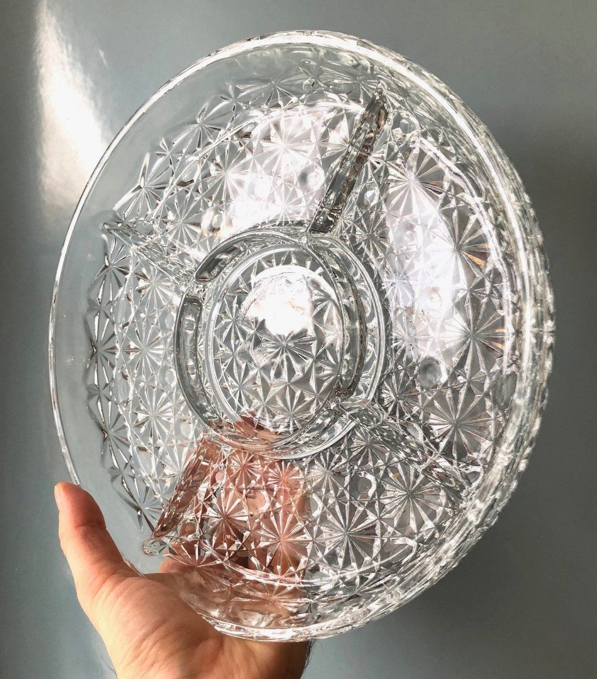 Schalen: Glas-Schale ROYAL mit 5 Fächern – Gebraucht aus Buchs SG von Handyman77 1