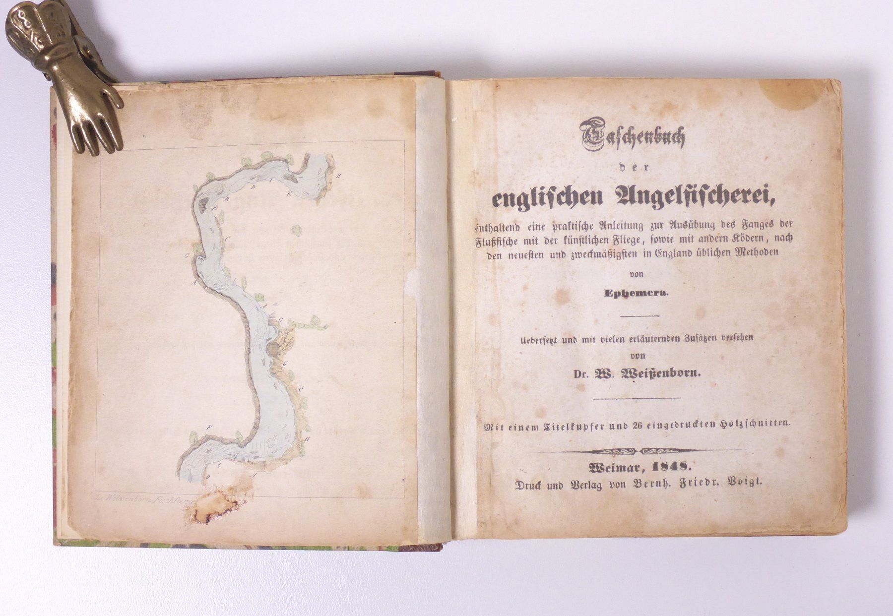 Libri: Ephemera: Taschenbuch der englischen Angelfischerei – Usato da Erschwil venduto da taglang