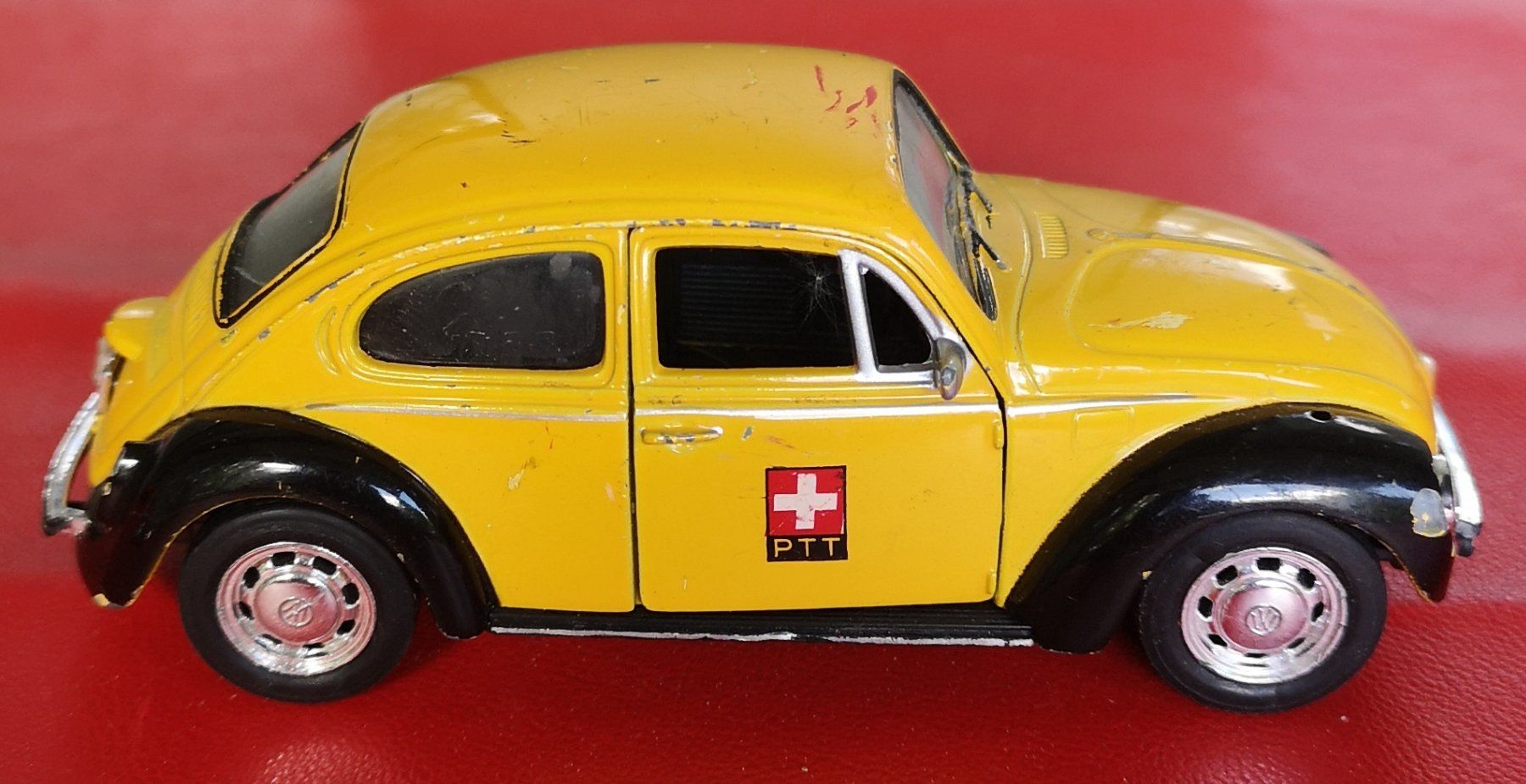 Welly Modellini d'auto: Schweizer Postauto VW Beetle, defekt, fairer Versand – Usato da Zürich venduto da Tanteemma369 1