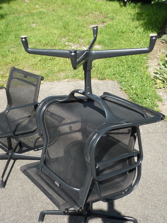 4 Alu Chair EA107 Stühle Sessel Bürostüle Eames Vitra Miller 4