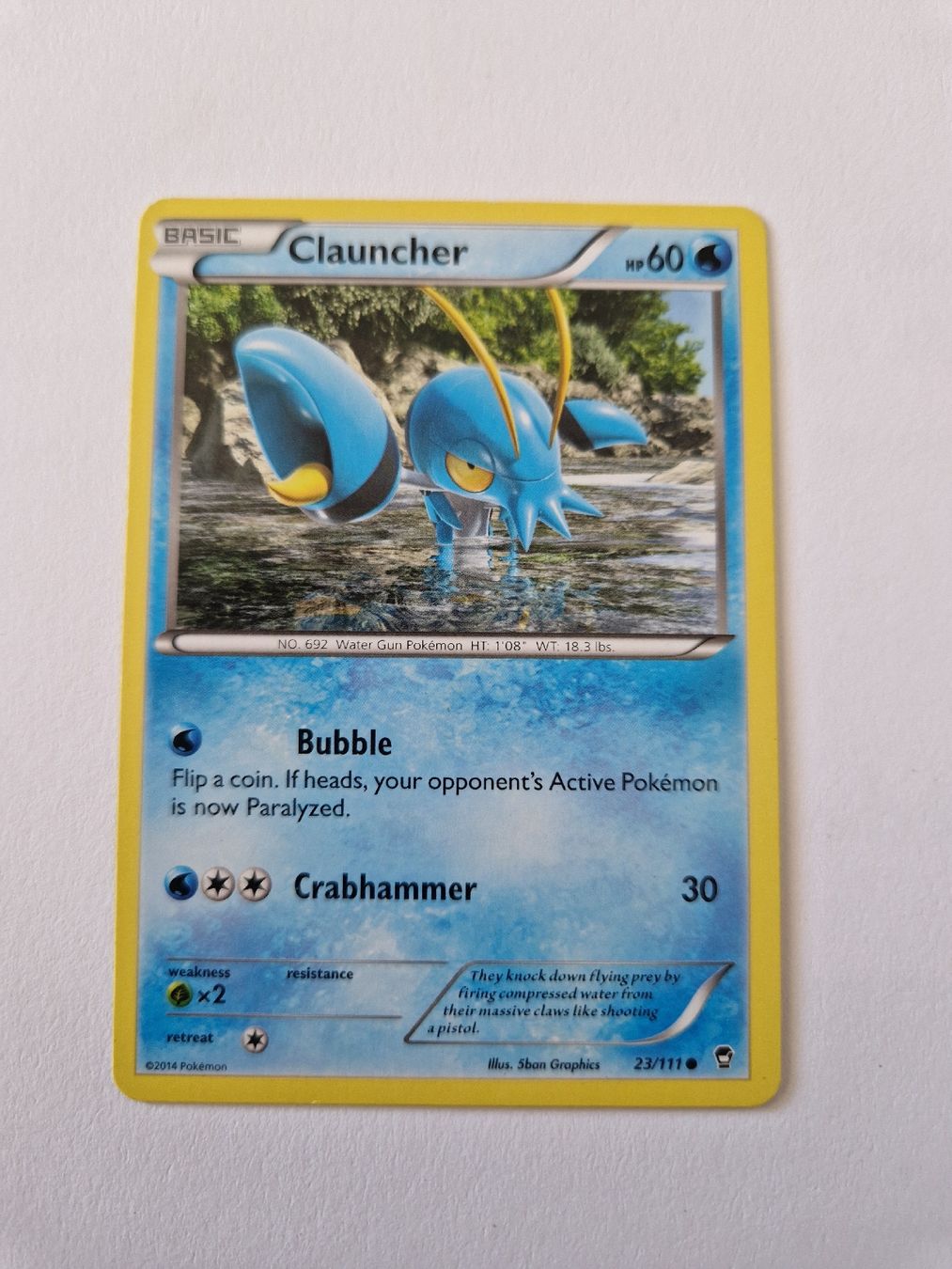 Pokémon Carte collezionabili: Clauncher - Furious Fists - EN  – Usato da Romont FR venduto da raj_sjv9