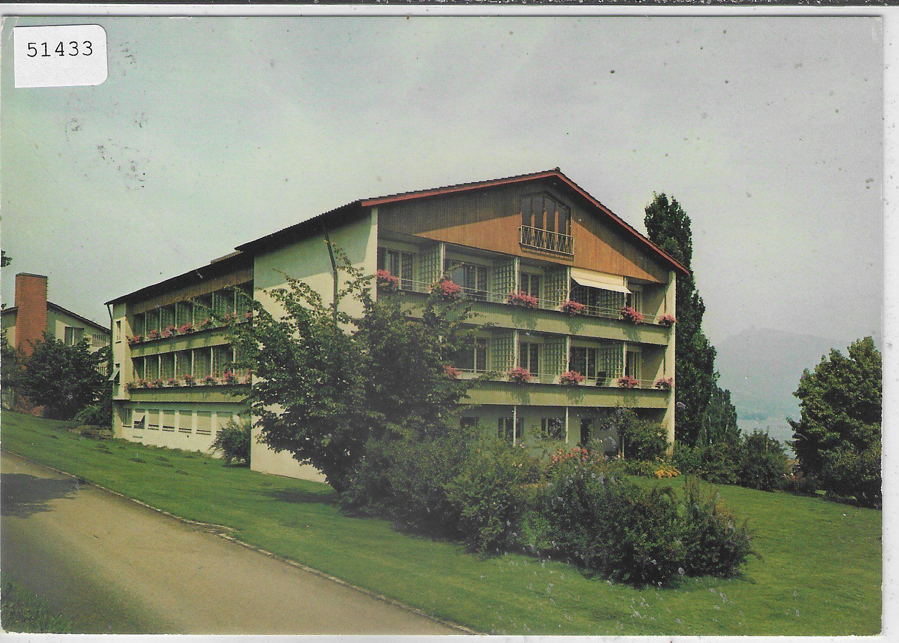 Cartoline postali: Kurheim St. Chrischona - Kastanienbaum – Usato da Ettingen venduto da Kartenplanet