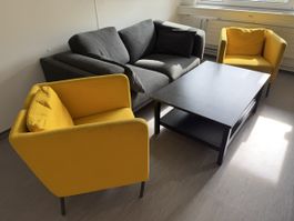 Wohnzimmermöbel Set Sofa Sessel Couchtisch gebraucht