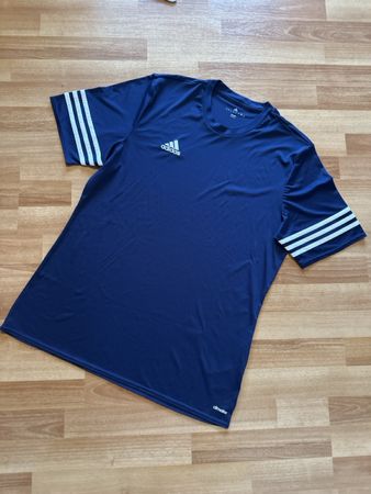 Adidas Sport T-Shirt, dunkelblau, Gr. L 