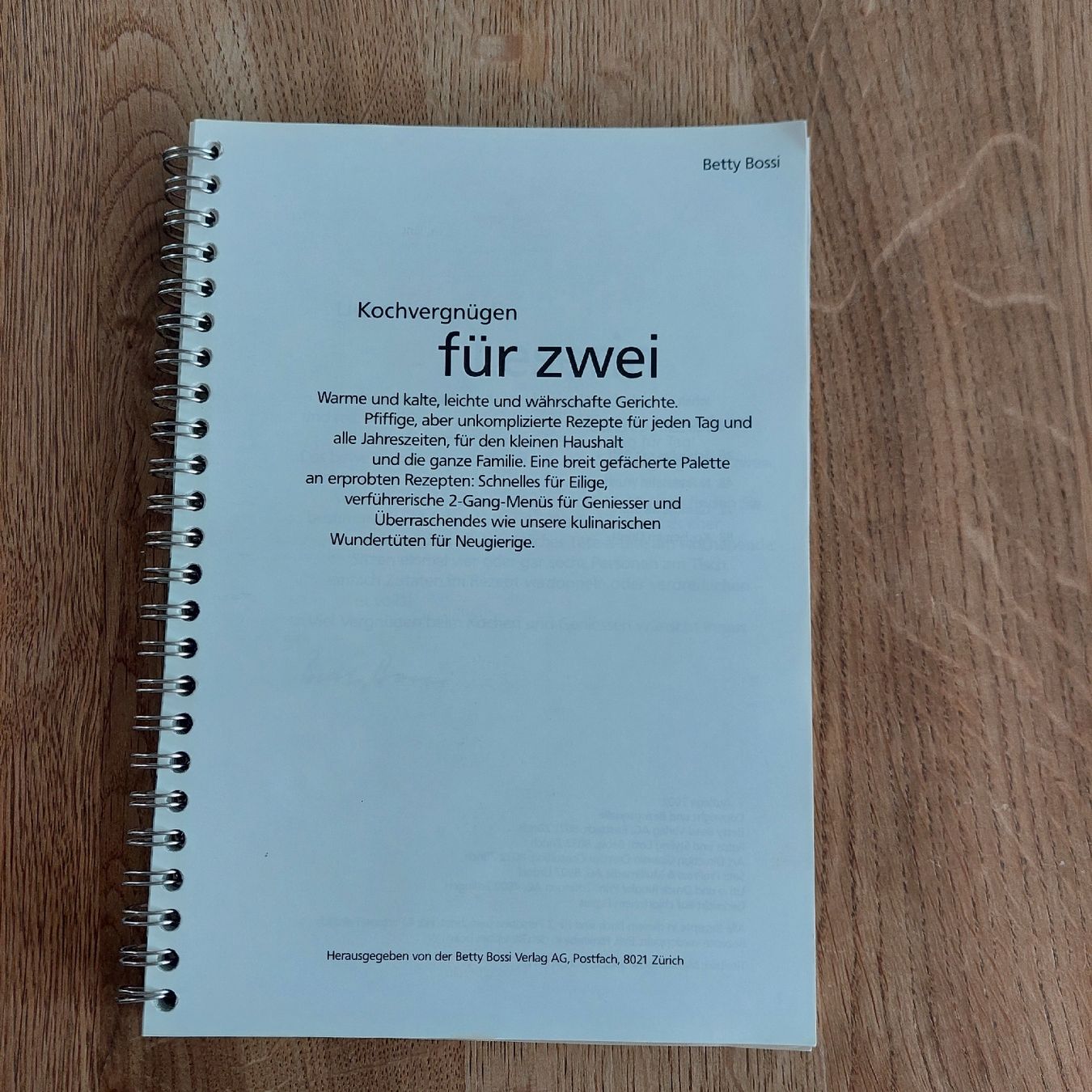 Bücher: Kochbuch Betty Bossi – Gebraucht aus Fehraltorf von fridolin024 1