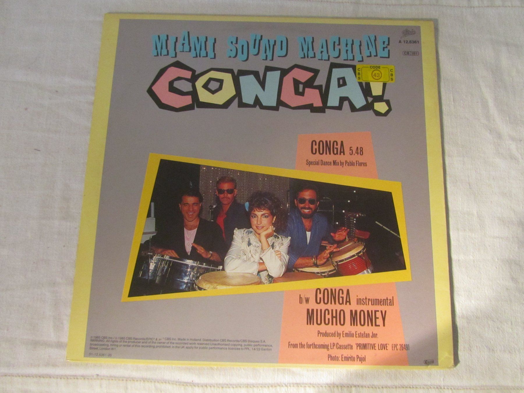 Schallplatten: MIAMI SOUND MACHINE:  Conga (Dance Mix) – Gebraucht aus Seengen von mikelele 4