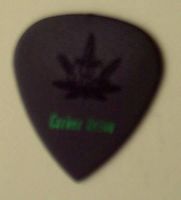 Picks, Plektrum Carbon mit Hanfblatt