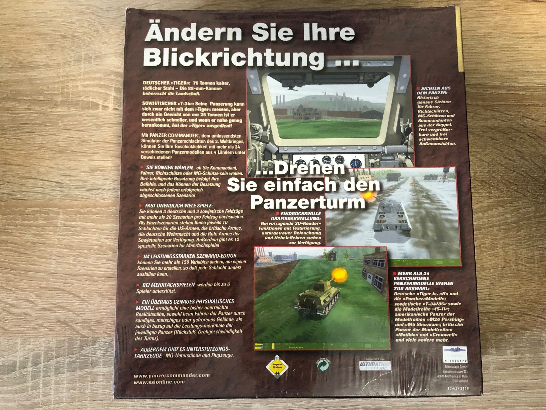 Microsoft Giochi: Panzer Commander PC Big Box Game Win95 NEU & OVP – Nuovo e nell'imballaggio originale da Gasel venduto da doctor_doak 1
