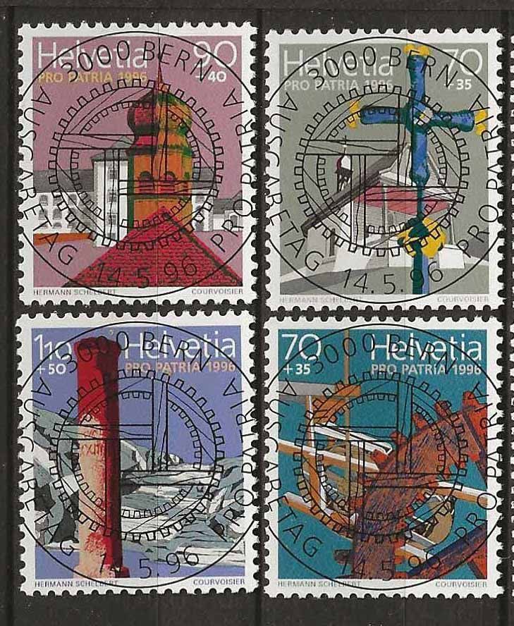 Tutti i francobolli: Vp096 - Pro Patria 1996 vollstempel – Usato da Trélex venduto da Phil_Albert
