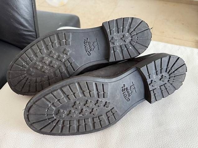 Scarpe da uomo: Camel Boots dunkelbraun Gr. 13 1/2 – Usato da Rorschacherberg venduto da Sambia23 2