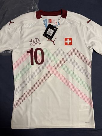 Schweizer Nati Puma Xhaka Trikot Saion 20/21