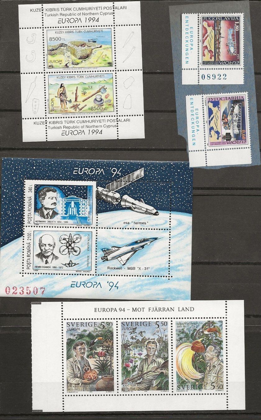 Tous les timbres: Europa Tous les pays 1994 ** – Neuf (Voir description) à Sion par PierreP01 8