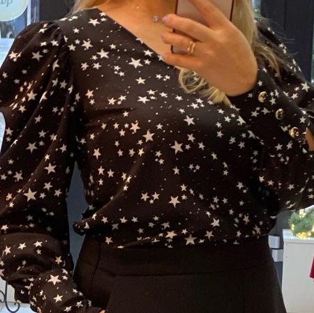 Moderne Bluse, Neu, Gr. S
