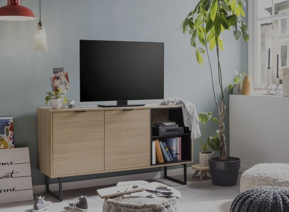 Cassettiere: Sideboard aus Holz und Metall – Usato da Rombach venduto da Malivo 2