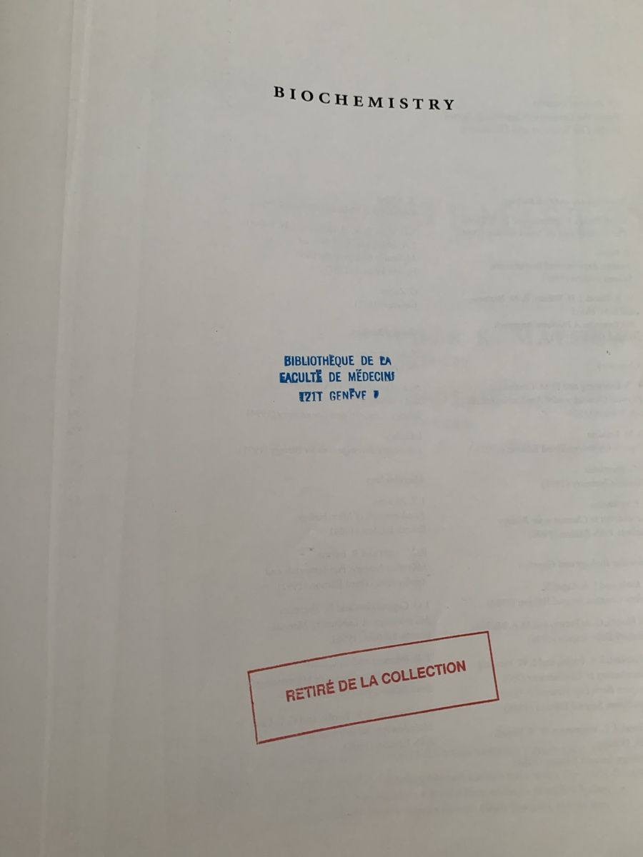 Libri: Biochemistry, 2nd Edition, Matthews/van Holde – Usato da Genève venduto da sunsustains 3