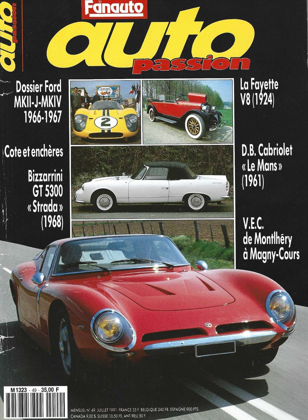 Libri: Auto Passion No 49, juillet 1991 – Usato da Fontainemelon venduto da Jice12
