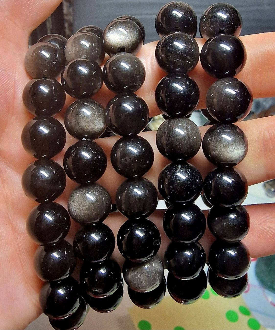 Minerali & Pietre curative: Silber Obsidian Armband – Nuovo (secondo la descrizione) da Matzingen venduto da Shay_Crystalz