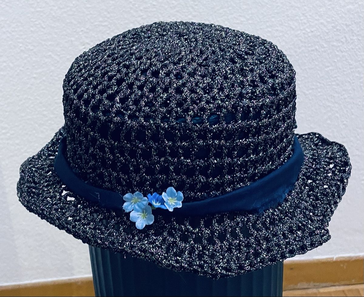 Copricapi, berretti & cappellini: Sommerhut, Damen, glitzernd, Top! – Nuovo e nell'imballaggio originale da Au ZH venduto da Jaggy4 1
