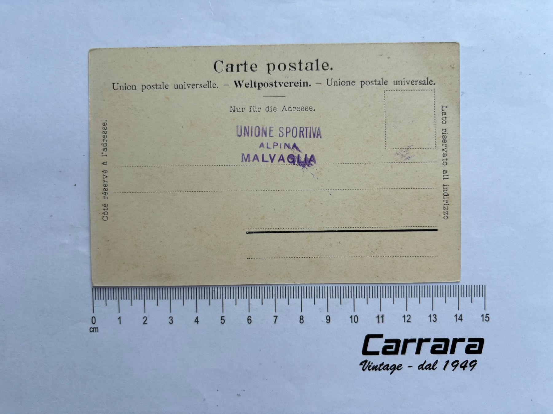 Cartoline postali: Postkarten Tessin Capolago – Usato da Chiasso venduto da Carrara-Modellismo 1