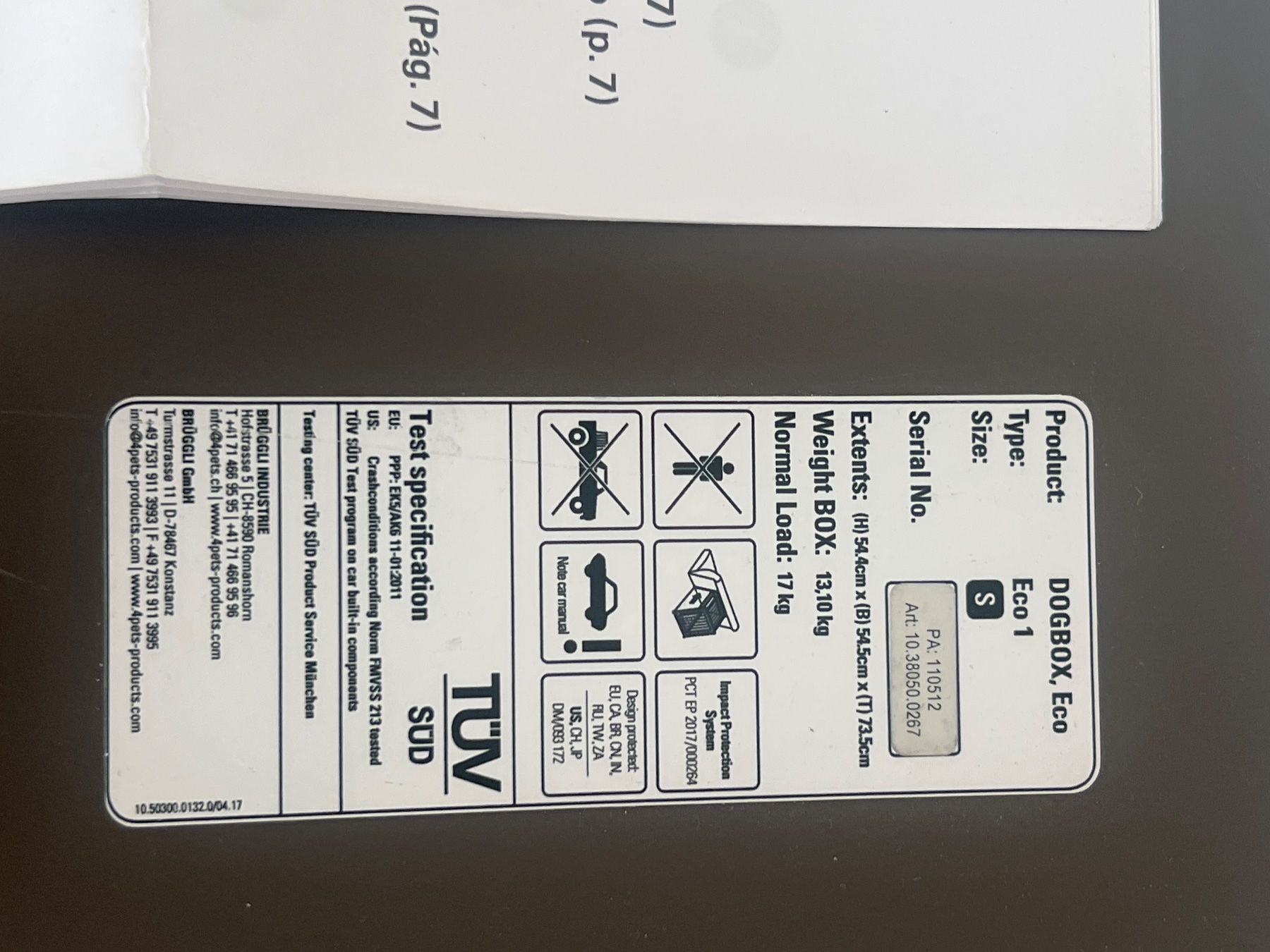 4pets Käfige, Transport & Sicherheit: Hundebox - 4pets eco 1 – Gebraucht aus Aarau von dju_8qcq 4