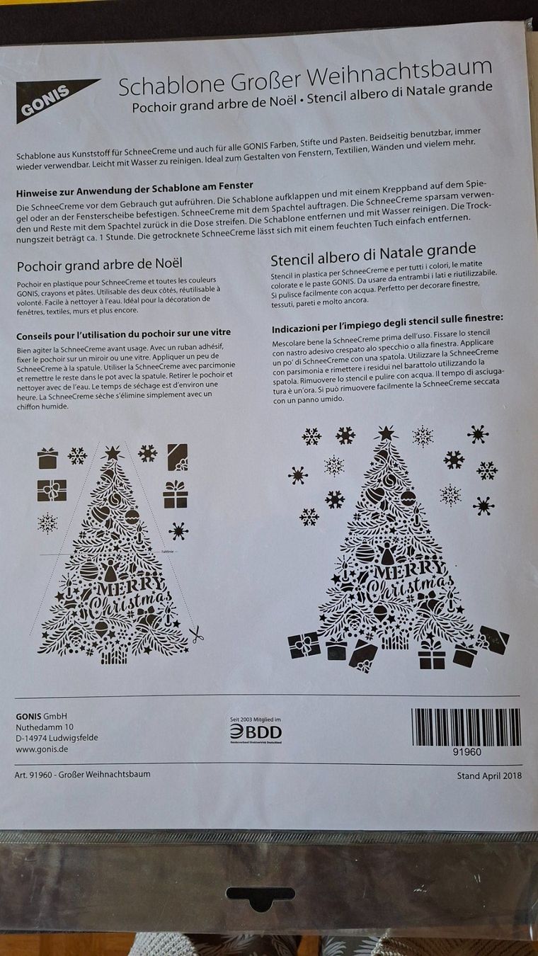 Sciablone: Schablone – Nuovo e nell'imballaggio originale da Bretzwil venduto da eri_2gck 1