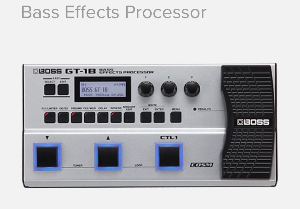 BOSS GT1B BASS MULTIEFFECT PEDAL + POWER SUPPLY Kaufen auf Ricardo