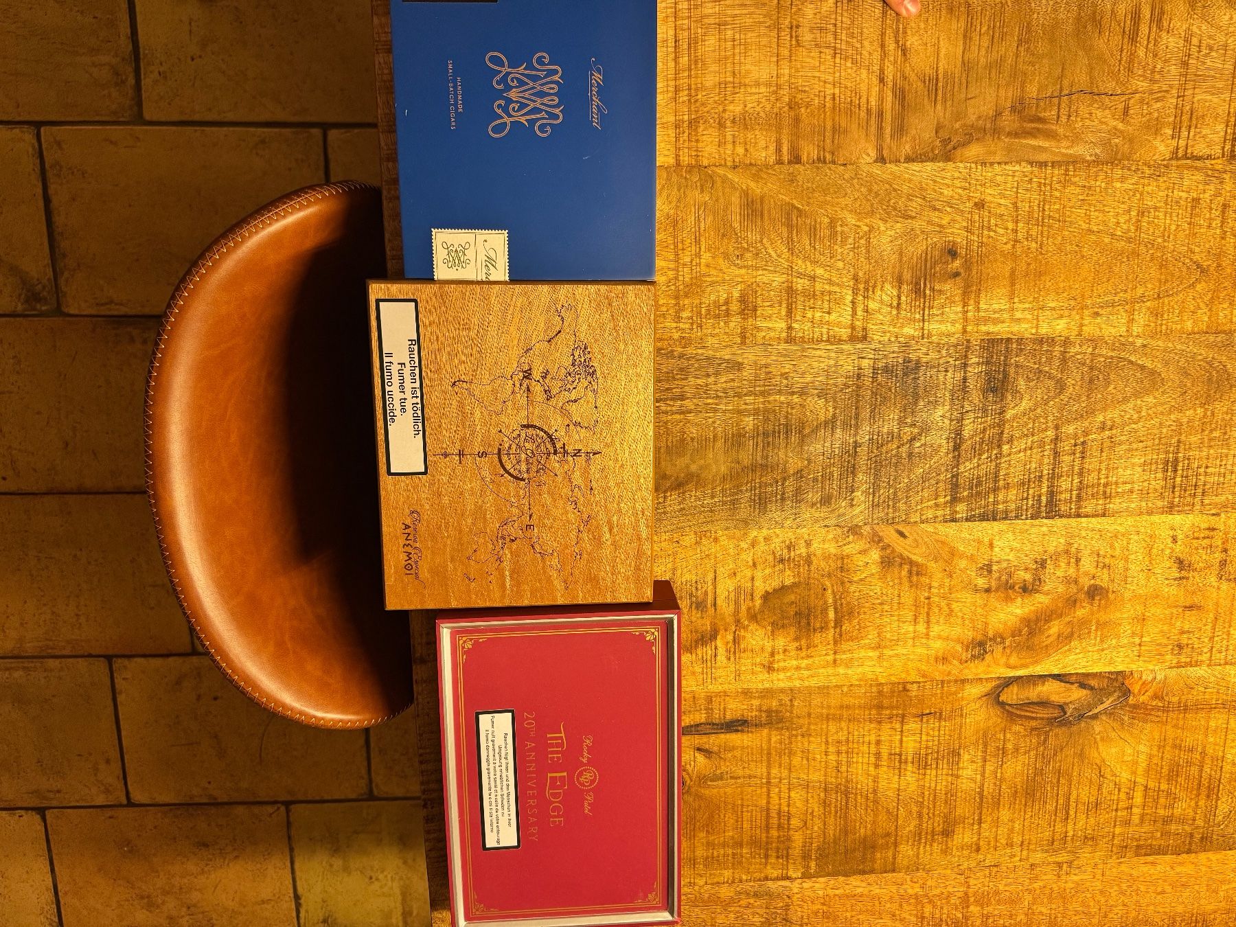 Sigari: Premium empty Cigar Boxes - set of three - Good condition – Usato da Seuzach venduto da Wolf936 1