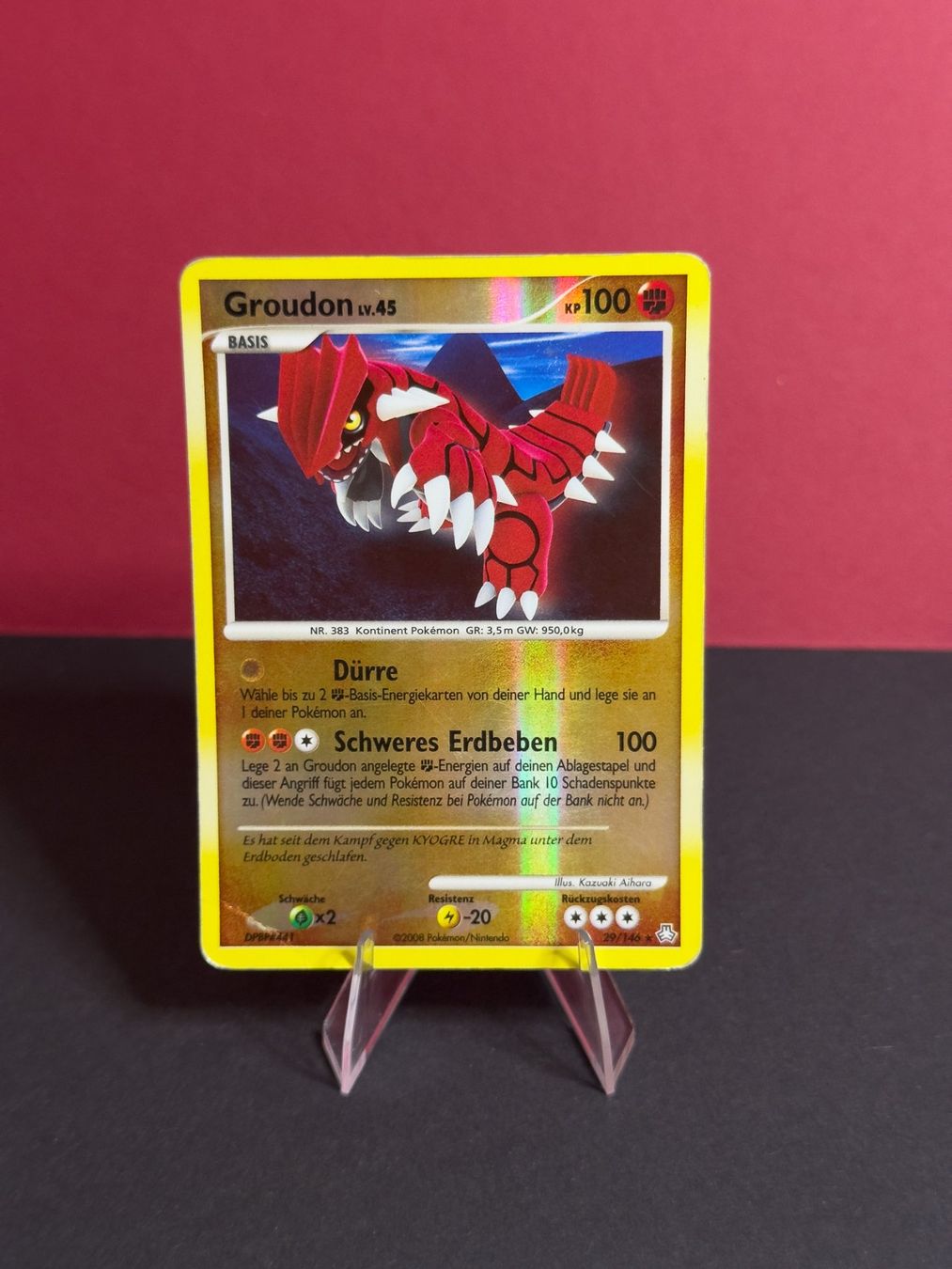Pokémon Cartes à collectionner: Groudon #29 Reverse Holo Rare Legends – D'occasion à Cham par JCollects