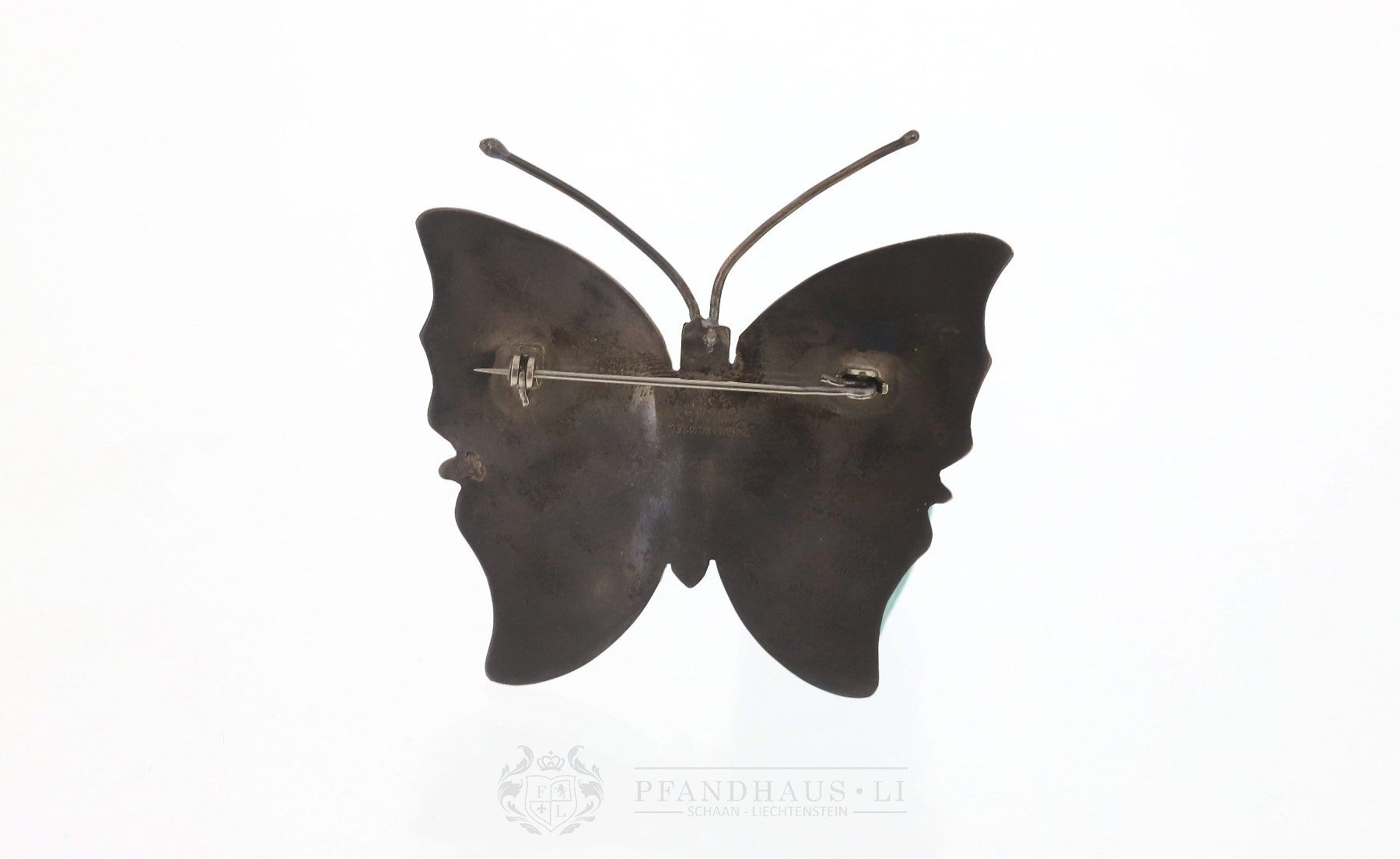 Spille & Fermagli: BROSCHE / ANSTECKNADEL "SCHMETTERLING" IN SILBER 925 – Usato da Schaan venduto da Pfandhaus-LI 1
