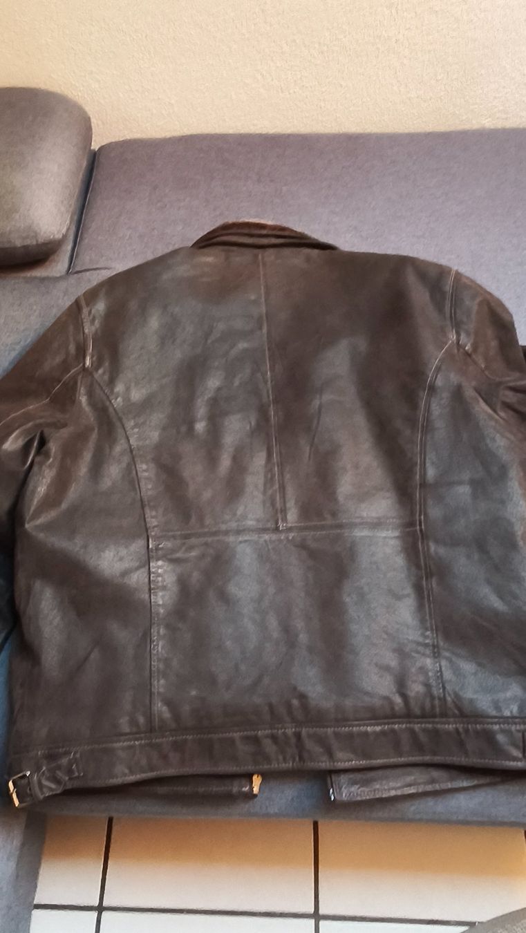 Giacche: Lederjacke P&P Projects & People braun – Usato da Nottwil venduto da 66Vespa 5