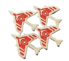 U773 Pin Patrouille Suisse vierer Staffel silberig