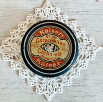 URALTES BLECHSCHACHTELCHEN KAISER BRUST CARAMELLEN