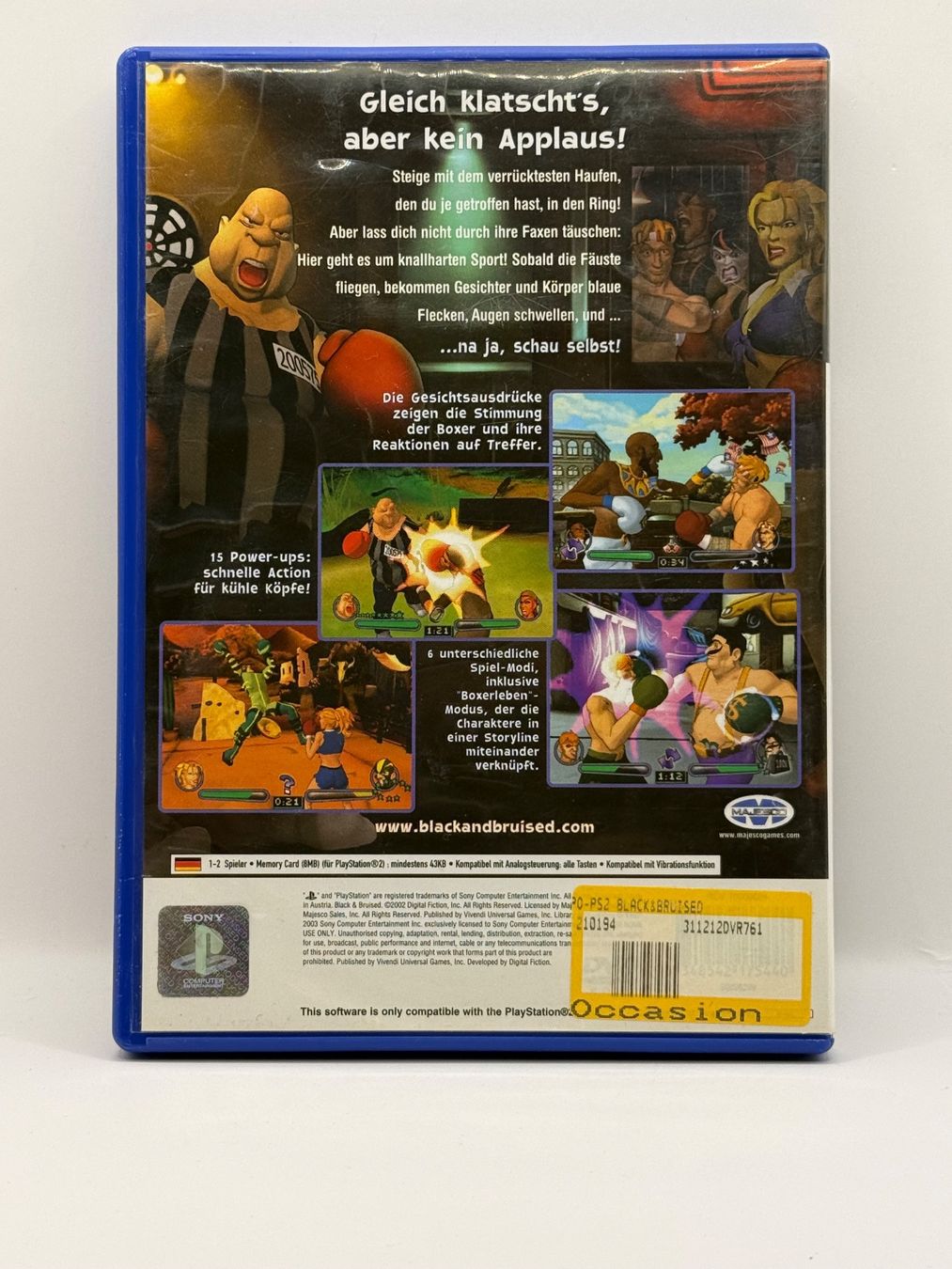 Giochi: Black & Bruised - Playstation 2 - CIB – Usato da Dietikon venduto da gab_qz7y 1