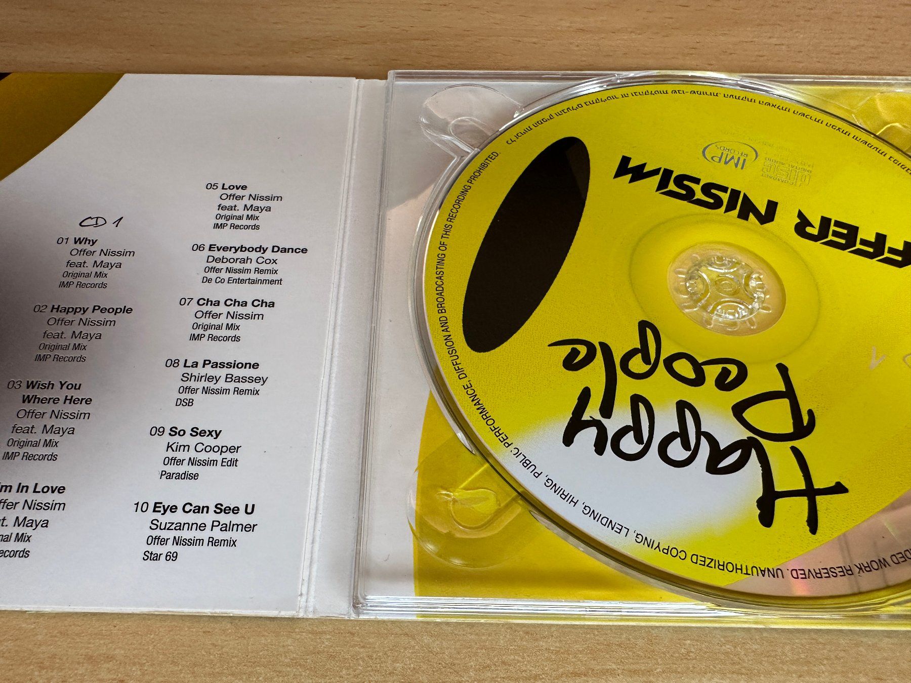 CDs: Offer Nissim – Happy People - 2 CD – Gebraucht aus Rikon im Tösstal von Alpenmutz 2