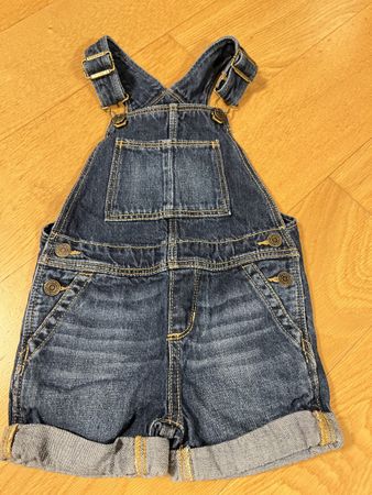 Baby Gap Kurze Latzhose jeans 2 years