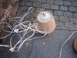 Antike Nachtischlampe