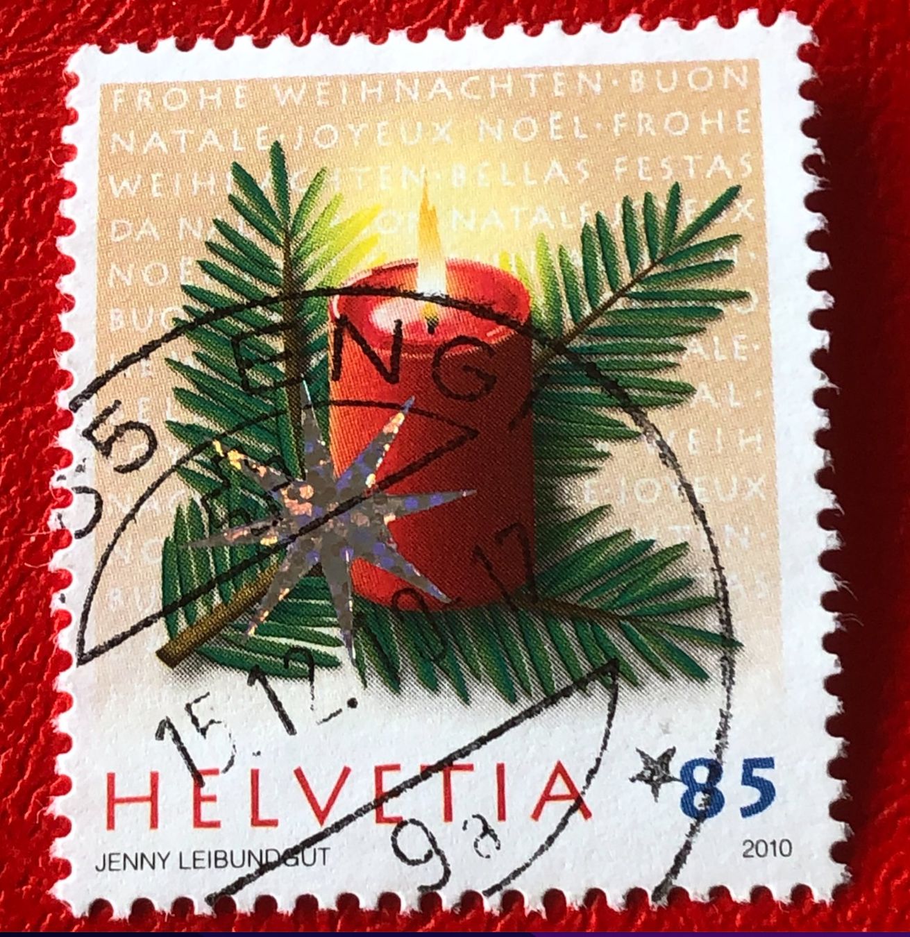 Tutti i francobolli: Nr.1373  Kerze 2010 mit Stempel     – Usato da Aarau venduto da Billa007
