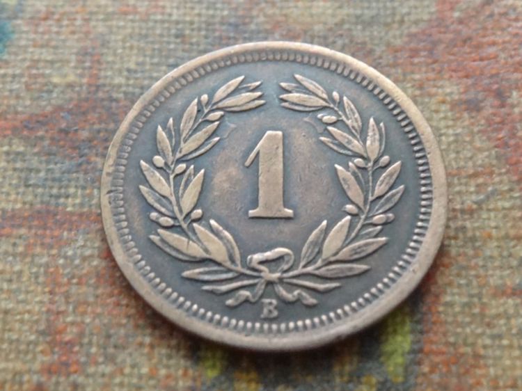 Tutti le monete: 1 Rp. 1909 – Usato da Romanel-sur-Lausanne venduto da Swift13 1