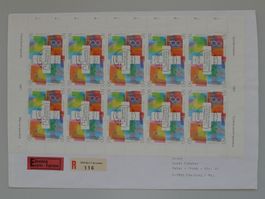 1991, Nr.807-810 (700 Jahre Schweiz, Bogen) - SELTENER FDC !