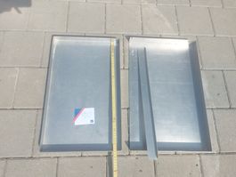 2 Backformen Alu-Backblech / Schnittenblech 53 x 32 cm (80)