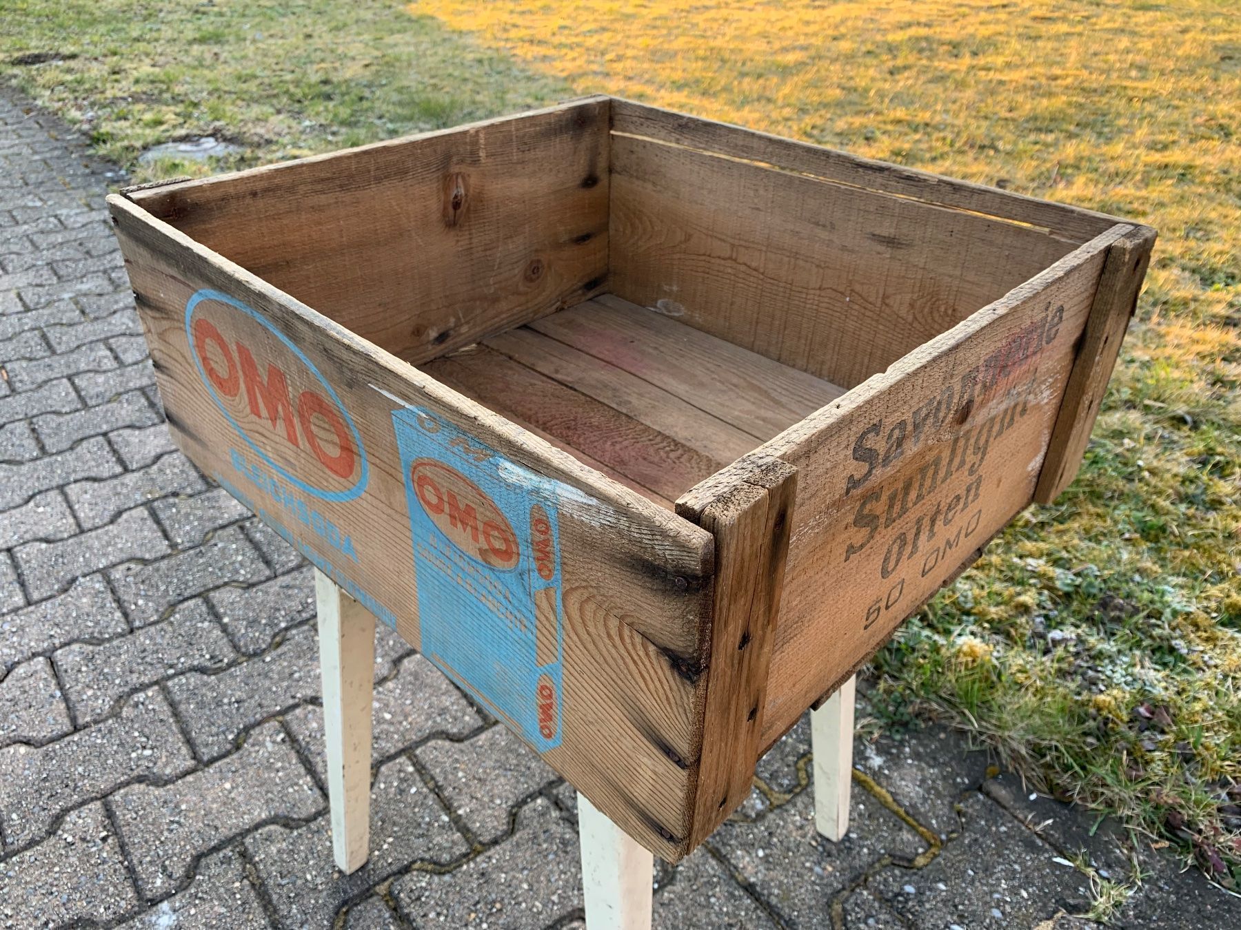 Casse di trasporto: seltene Holzkiste OMO Olten – Usato da Feldbach venduto da Olive1 1