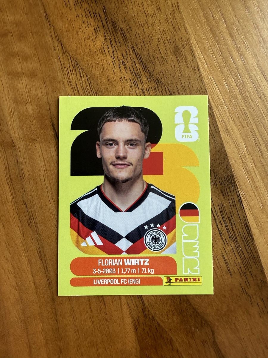 Panini Carte collezionabili: Panini WM2026 Flo Wirtz – Nuovo (secondo la descrizione) da Glattpark (Opfikon) venduto da FredMax8