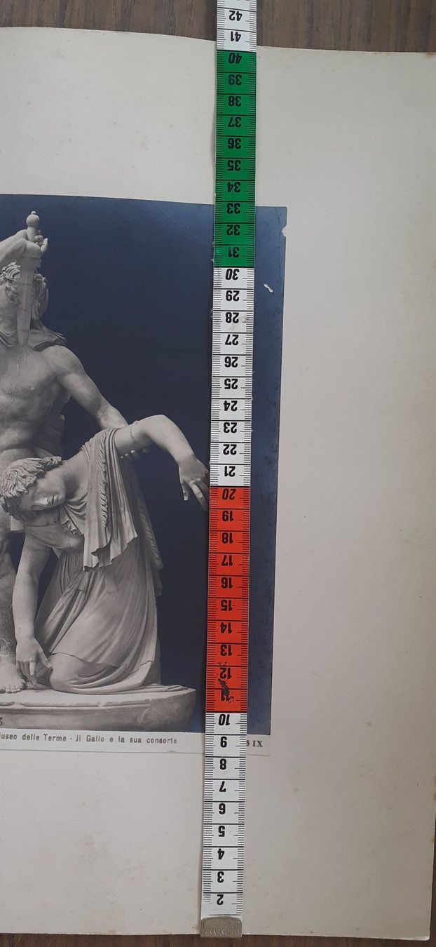 Poster & Bilder: antikes Plakat Gallier Ludovisi – Gebraucht aus Mörschwil von antiksalon21 2