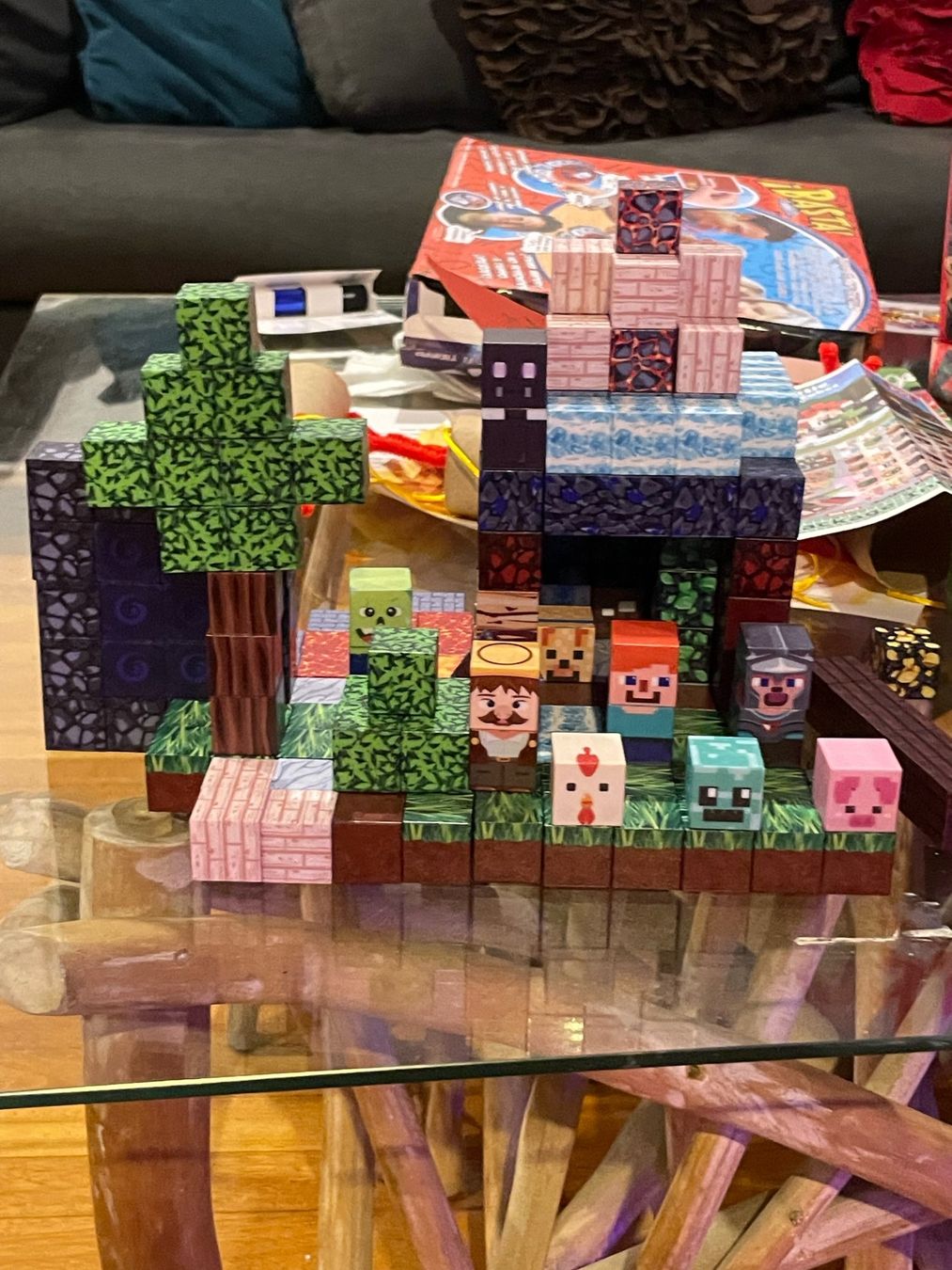 Baukästen: Minecraft Building Blocks 100PCS Magnetic toy New   – Neu (gemäss Beschreibung) aus Glattbrugg von har_jgc7 5